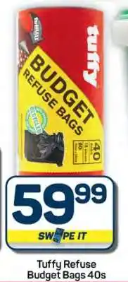 Pick n Pay Hypermarket Tuffy Refuse Budget Bags 40s offer
