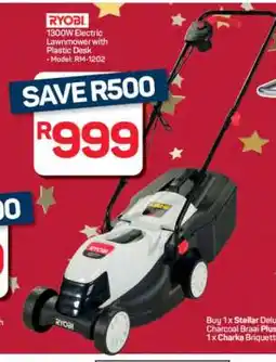 Pick n Pay Hypermarket RYOBI 1300W Electric Lawnmower offer
