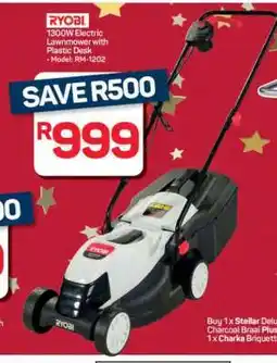 Pick n Pay Hypermarket RYOBI 1300W Electric Lawnmower offer