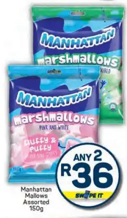 Pick n Pay Manhattan Mallows Assorted 150g offer