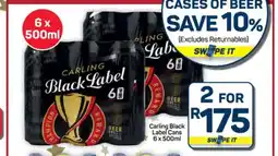 Pick n Pay Hypermarket CARLING Black Label Cans offer