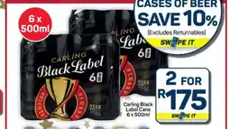 Pick n Pay Hypermarket CARLING Black Label Cans offer