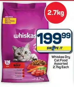 Pick n Pay Hypermarket Whiskas Dry Cat Food Assorted offer