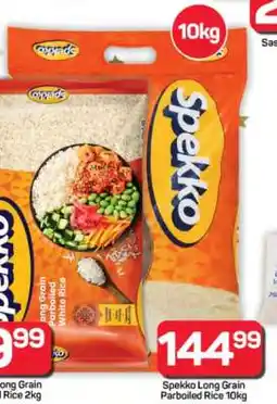 Pick n Pay Hypermarket Spekko Long Grain Parboiled Rice 10kg offer