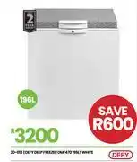 Fair Price Defy 195L White Deep Freezer DMF 470 20-013 offer