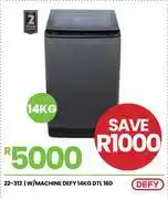 Fair Price Defy 14Kg Washing Machine DTL 160 22-312 offer