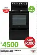 Fair Price Univa 60cm Stove With Utility Draw U116B 21-476 offer