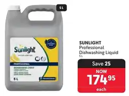 Makro SUNLIGHT Professional Dishwashing Liquid offer
