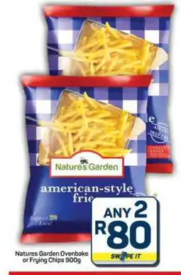 Pick n Pay Hypermarket Natures Garden Ovenbake or Frying Chips 900g offer