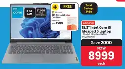 Makro Lenovo 15.3" Intel Core i5 Ideapad 3 Laptop offer