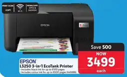 Makro EPSON L3250 3-in-1 EcoTank Printer offer