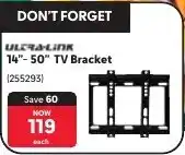 Makro Ultra-Link 14"-50" TV Bracket offer