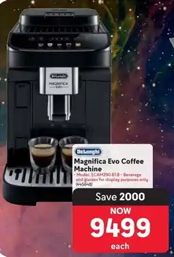 Makro DeLonghi Magnifica Evo Coffee Machine offer
