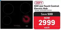 Makro DEFY Touch Control Electric Hob offer