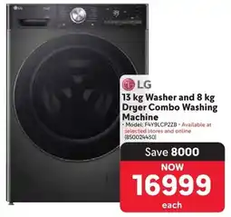 Makro LG Washer and Dryer Combo Washing Machine offer