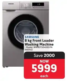 Makro SAMSUNG Front Loader Washing Machine offer