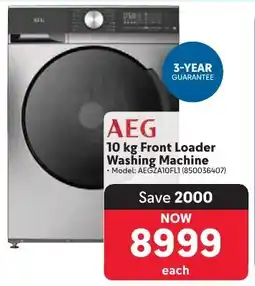 Makro AEG Front Loader Washing Machine offer