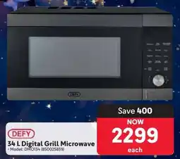 Makro DEFY Digital Grill Microwave offer