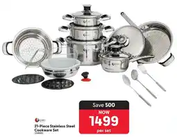 Makro Tissolli Stainless Steel Cookware Set offer