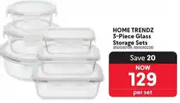 Makro HOME TRENDZ Glass Storage Sets offer