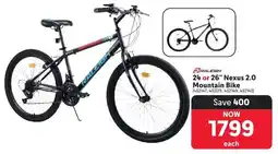Makro Raleigh 24 or 26" Nexus 2.0 Mountain Bike offer