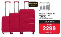 Makro Impala PP Luggage Set offer
