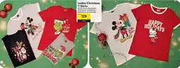 Makro Ladies Christmas T-Shirts offer