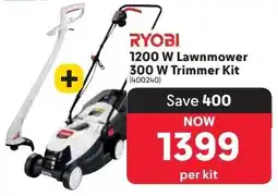 Makro RYOBI 1200 W Lawnmower 300 W Trimmer Kit offer