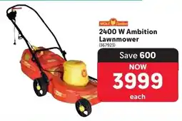 Makro Wolf Garden 2400 W Ambition Lawnmower offer