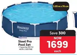 Makro Bestway Steel Pro Pool Set offer