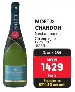 Makro Moët & Chandon Nectar Imperial Champagne offer
