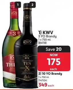 Makro KWV 3 YO Brandy offer