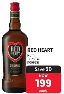 Makro Red Heart Rum offer