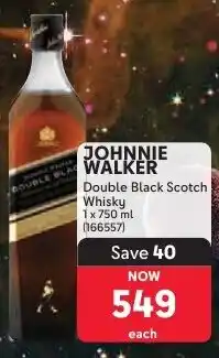 Makro Johnnie Walker Double Black Scotch Whisky offer
