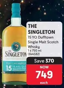 Makro The Singleton 15 YO Dufftown Single Malt Scotch Whisky offer
