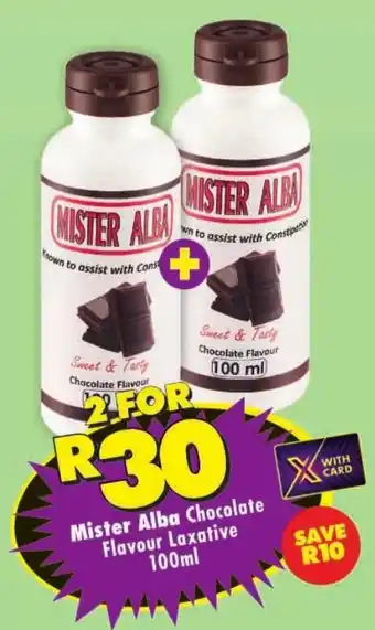 Mister Alba Chocolate Flavour Laxative
