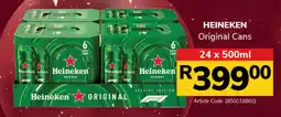 Jumbo HEINEKEN Original Cans offer