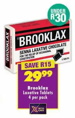 Shoprite Brooklax Laxative Tablets offer