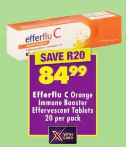 Shoprite Efferflu C Orange Immune Booster Effervescent Tablets offer