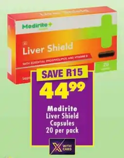 Shoprite Medirite Liver Shield Capsules offer
