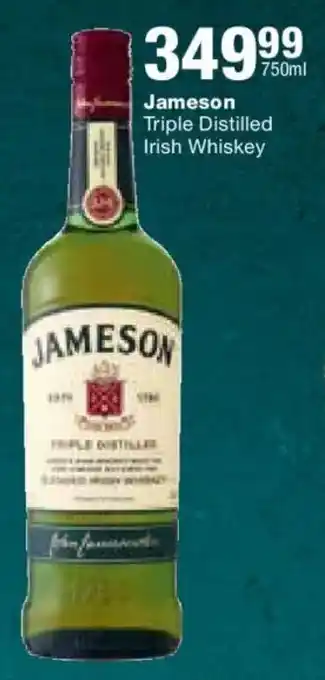 Jameson Triple Distilled Irish Whiskey