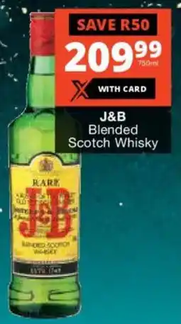 Liquor Shop J&B Blended Scotch Whisky offer