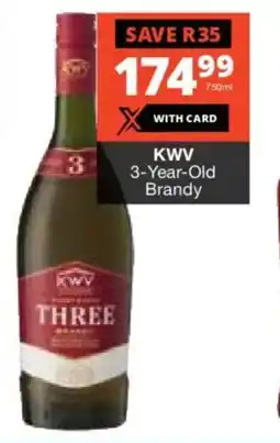 Liquor Shop KWV 3-Year-Old Brandy offer