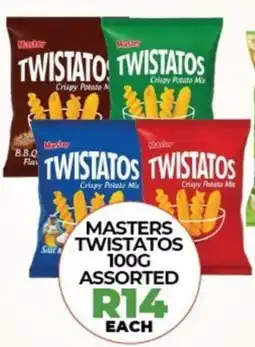 1UP Masters twistatos assorted offer