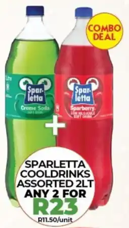 1UP Sparletta cooldrinks assorted offer
