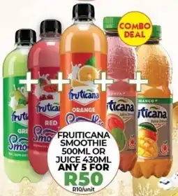 1UP Fruiticana smoothie or juice offer