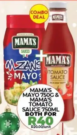 1UP Mama's mayo & mama's tomato sauce offer