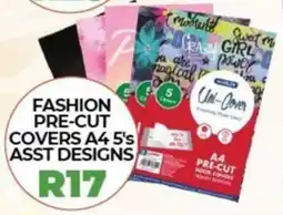 1UP Fashion pre-cut covers A4 asst designs offer