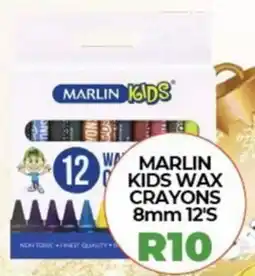 1UP Marlin kids wax crayons offer