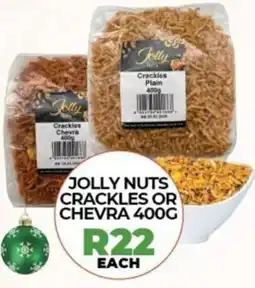 1UP Jolly nuts crackles or chevra offer